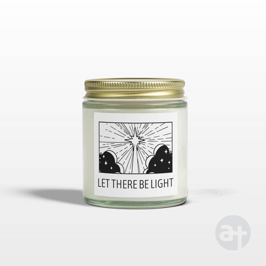 Coconut Apricot Scented Candle - Let There Be Light